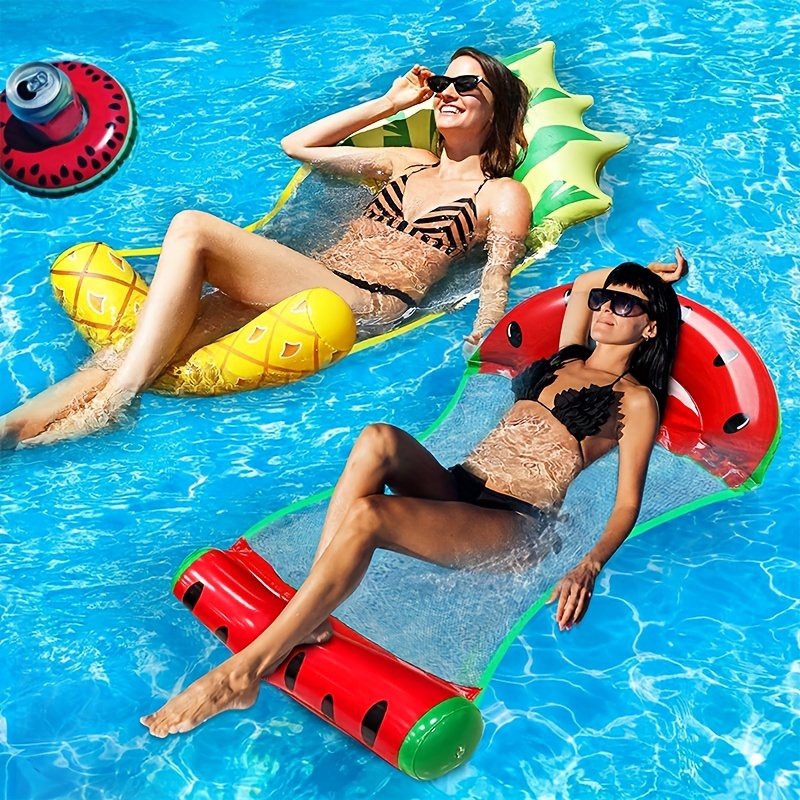 Inflatable Floating Bed Foldable Water Hammock Floating Pool - Temu