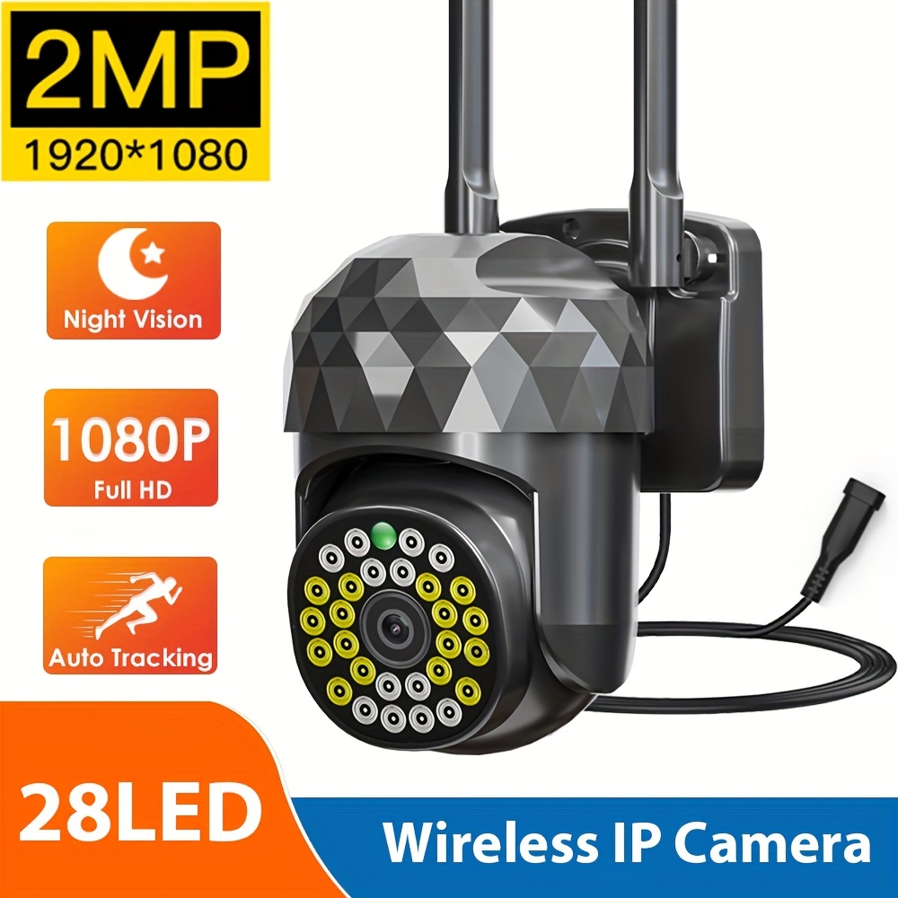 1pc Hd 1080p Cámara Seguridad Inalámbrica Wi fi Cámara Ip - Temu