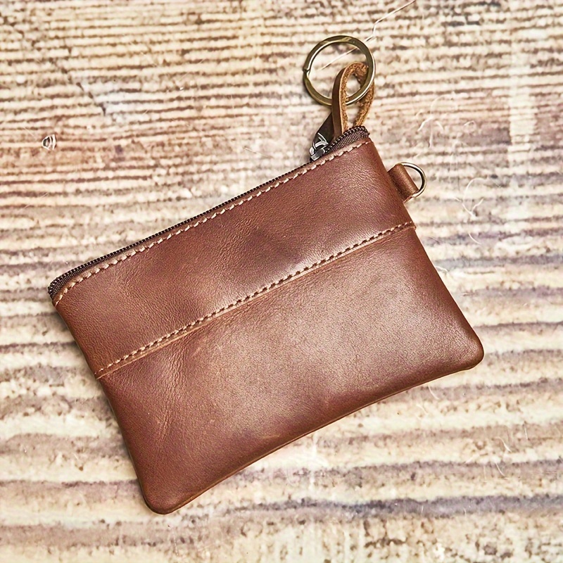 Image of Genuine Genuine Leather Women' Purse Casual Card Holder Top Layer Cowhide Genuine Genuine Leather Small Wallet