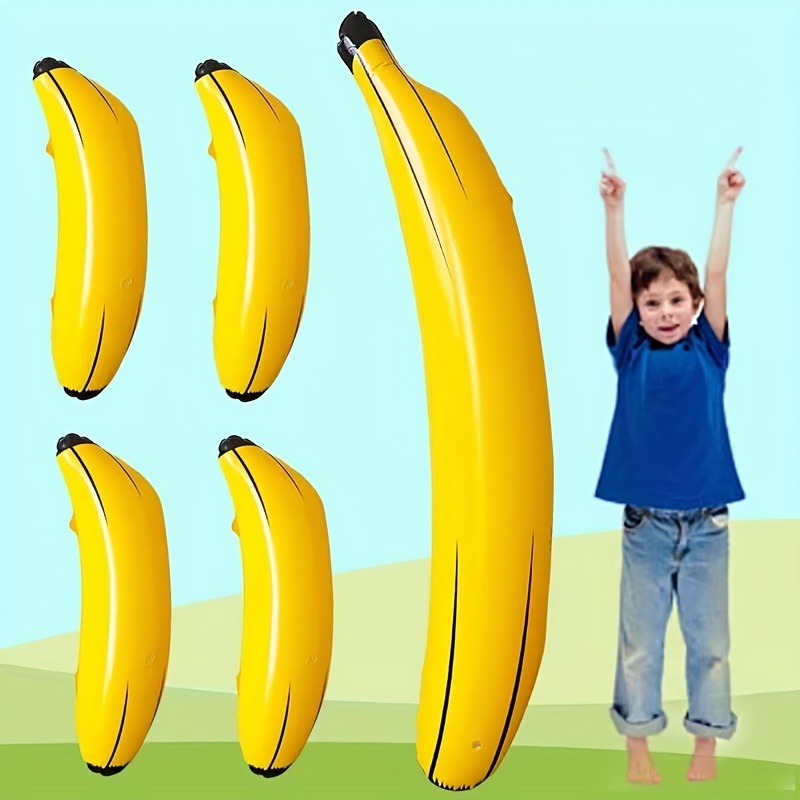 Toyvian 1 Pc Giocattolo Gonfiabile Giocattoli Banana Gonfiabile Espositore  a Banana Oggetti Di Scena a Banana in Pvc Puntelli Di Frutta Puntelli Di