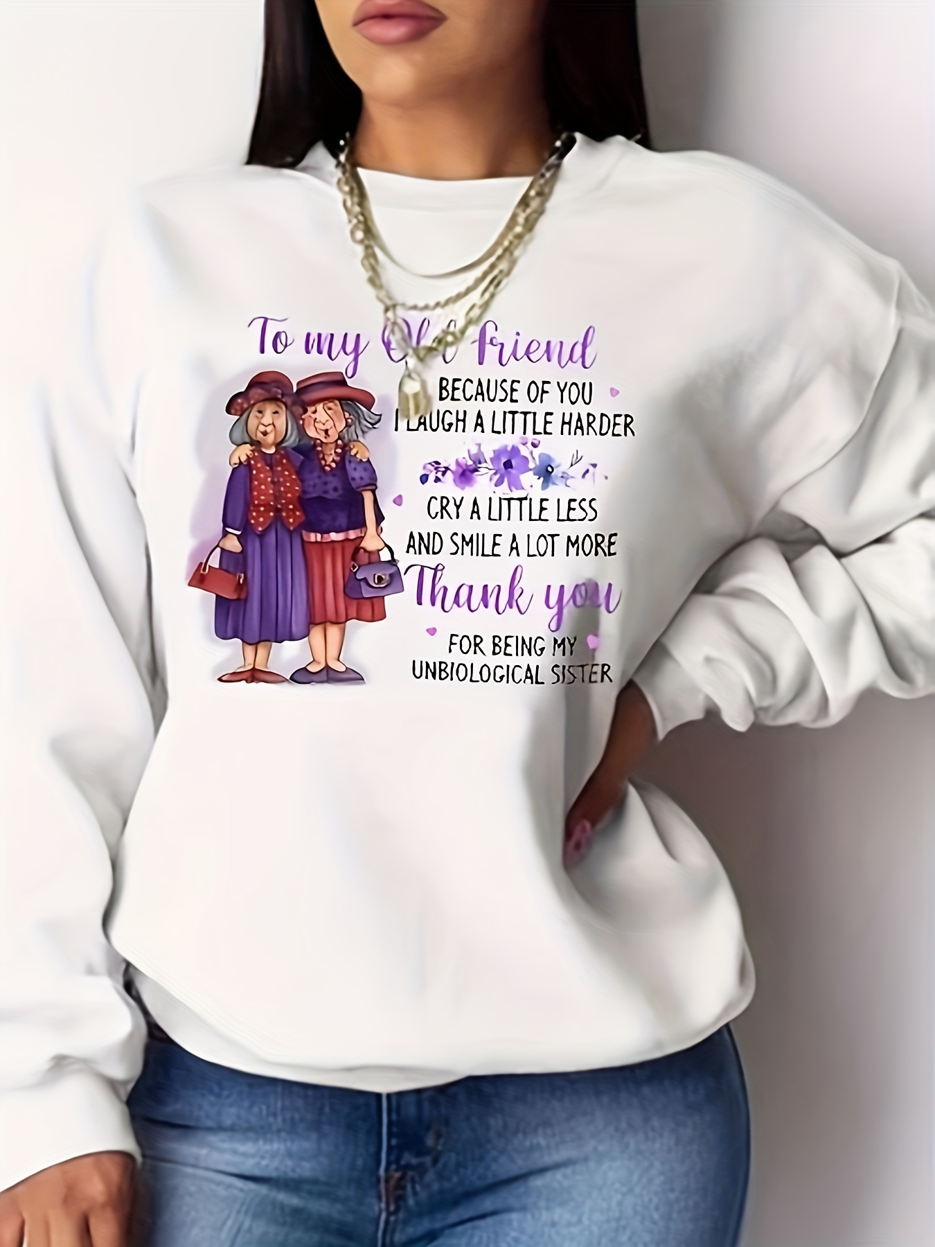 Sudadera friends online mujer