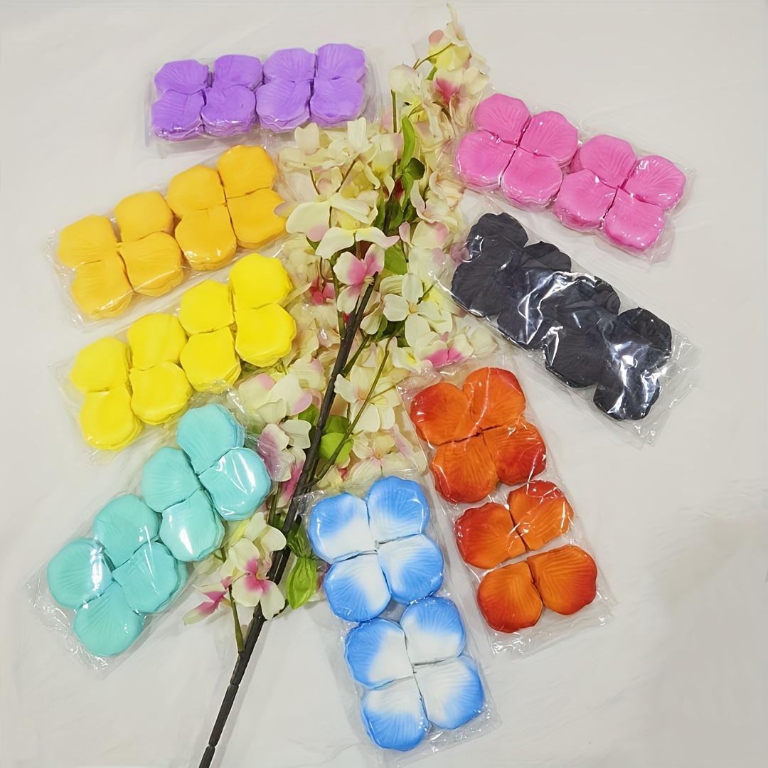 Stunning Gradient Artificial Rose Petals For Weddings - Temu