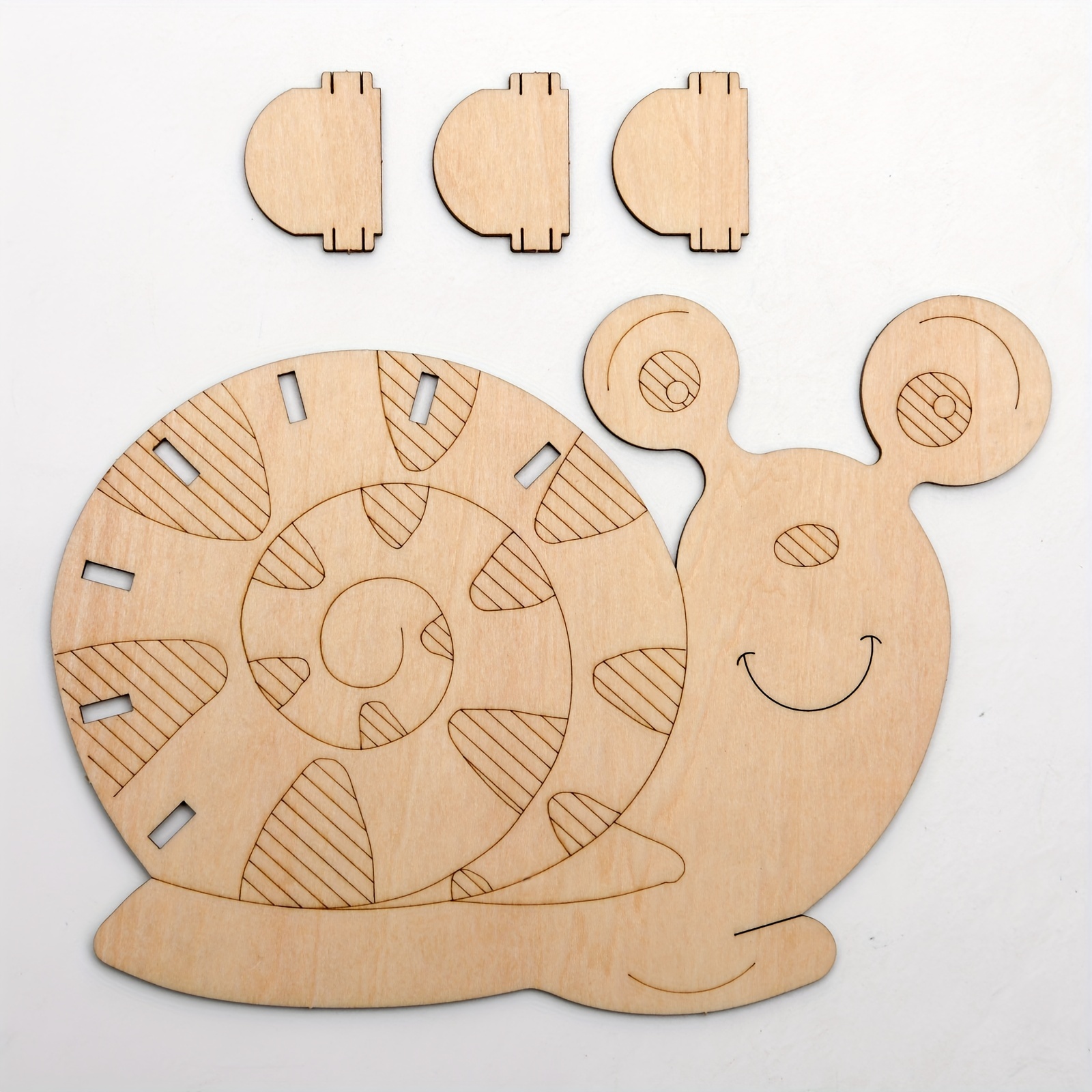 Snail Toy DIY Woodworking Kit