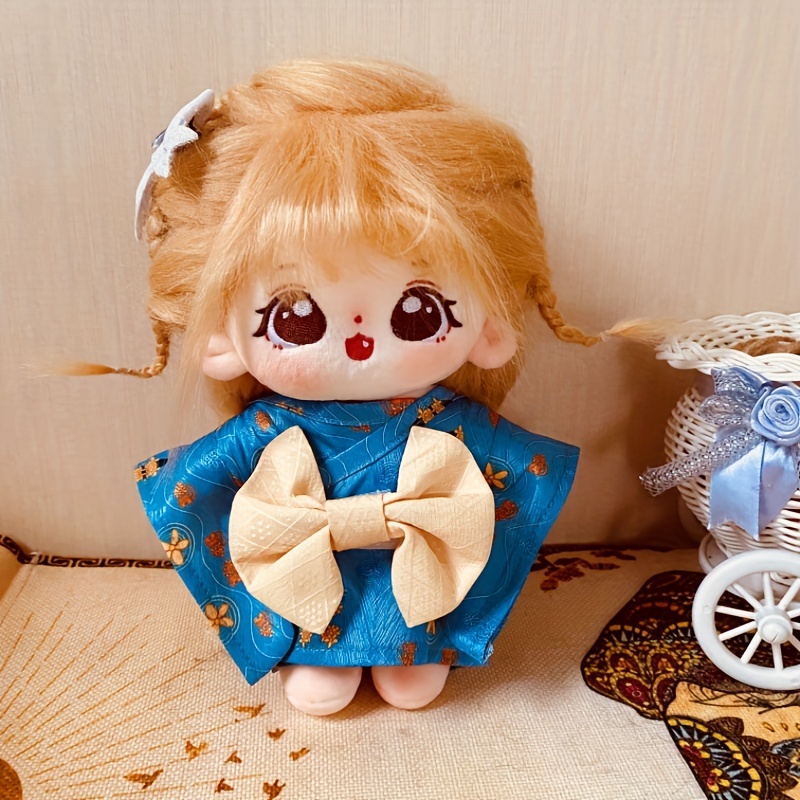 Fashion Doll Clothes Set Kimono Bow Tie Belt Perfect 7.87 - Temu