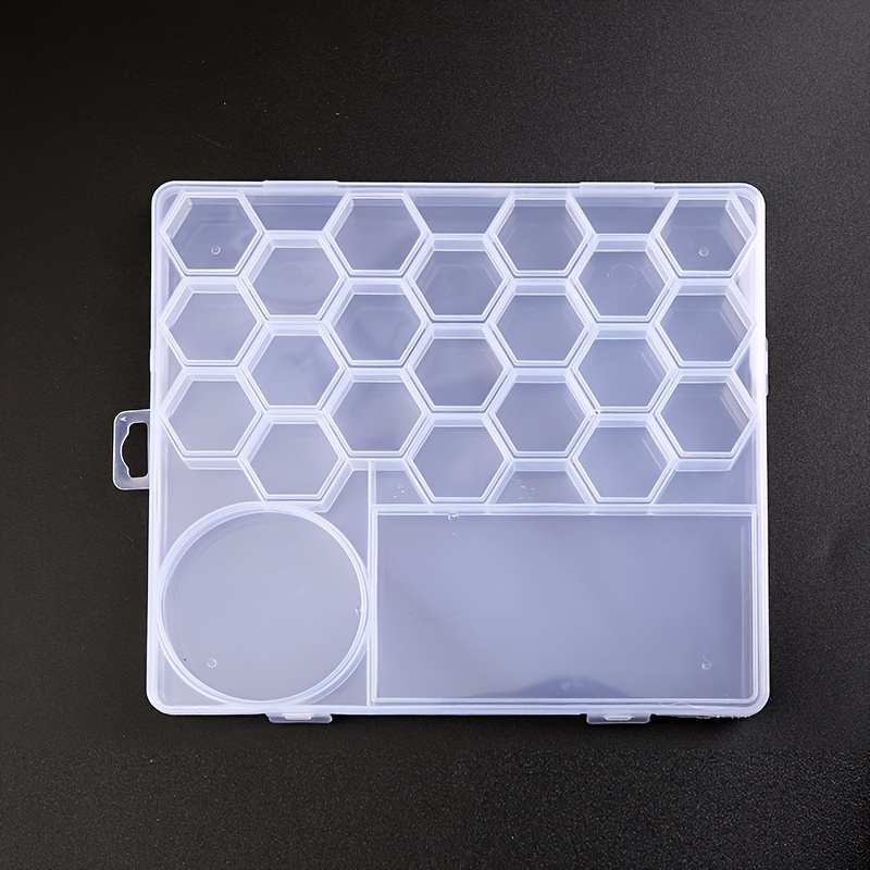 Clear Hexagonal Storage Box Plastic Transparent Sealed Jar - Temu