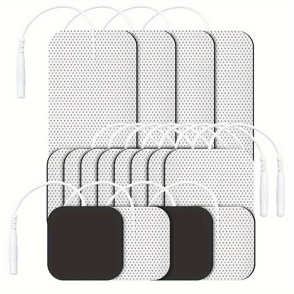 Almohadillas de Electrodos para fisioterapia,8 pzs,Parche de