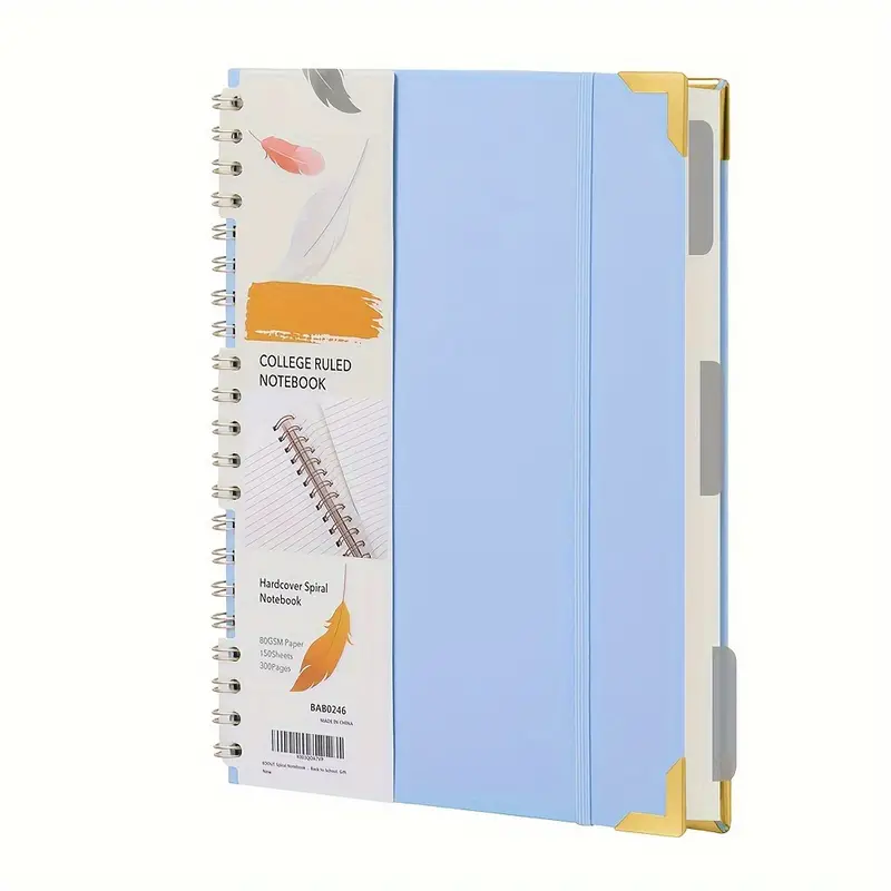 Spiral Notebook 8.5 X 11 Hardcover Spiral Journals For - Temu