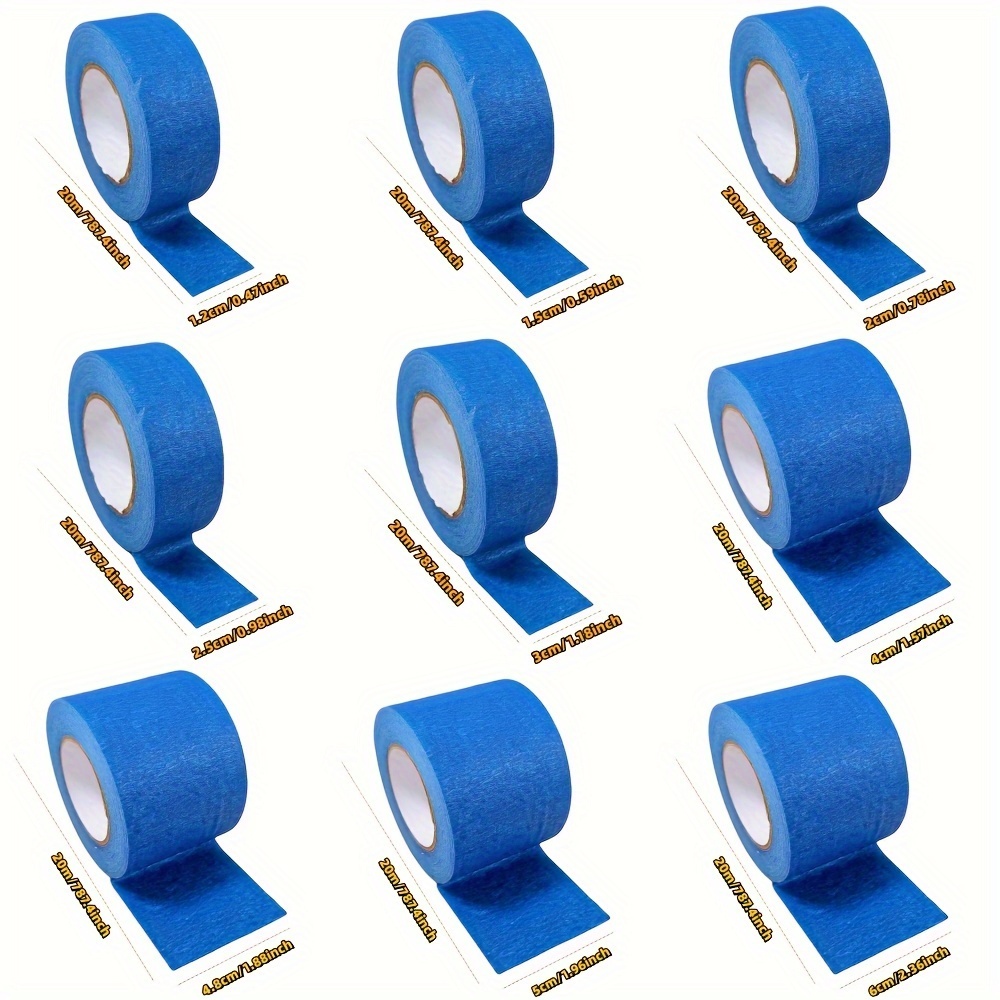 50 Yards Paint Washi Tape, Bulk Masking Tape, Tape For Automotive Wall  Paint Residue Free, Indoor And Outdoor Paints Available - Temu