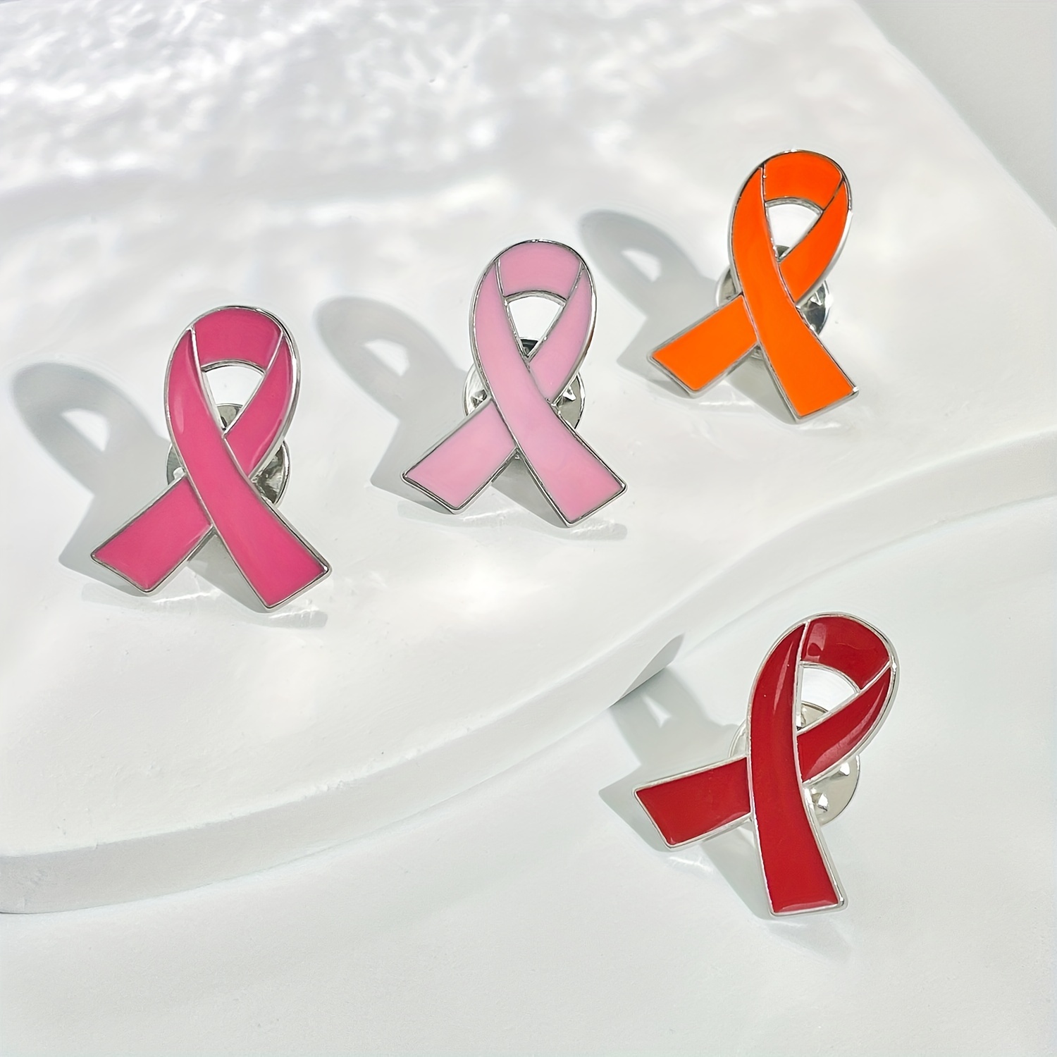 Ribbon Thin Line Breast Cancer Awareness Rubber - Temu