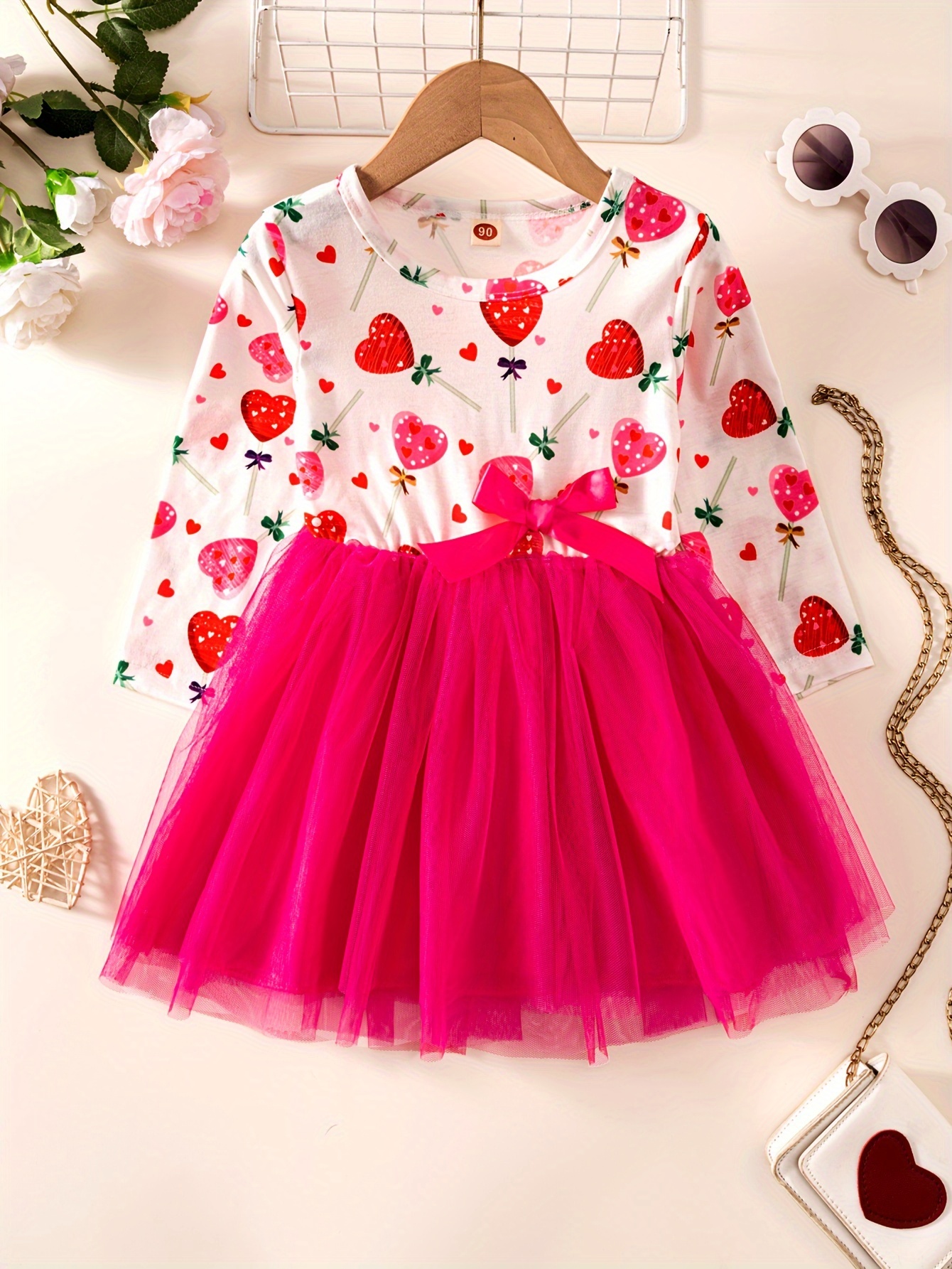 Baby Kids Girl Strawberry Ruched Dress Beach Holiday Princess Dress Clothes