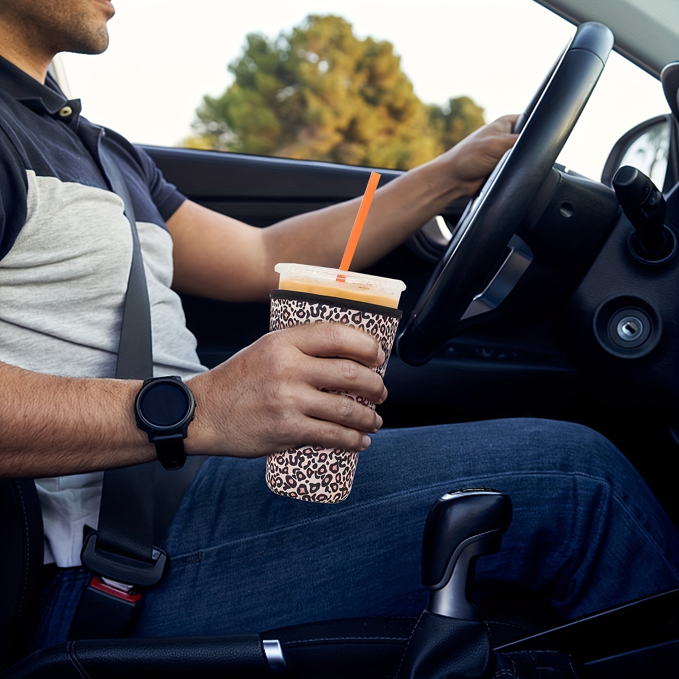 Neoprene Insulated Cup Sleeve Cold Beverages Keep Coffee Tea Temu