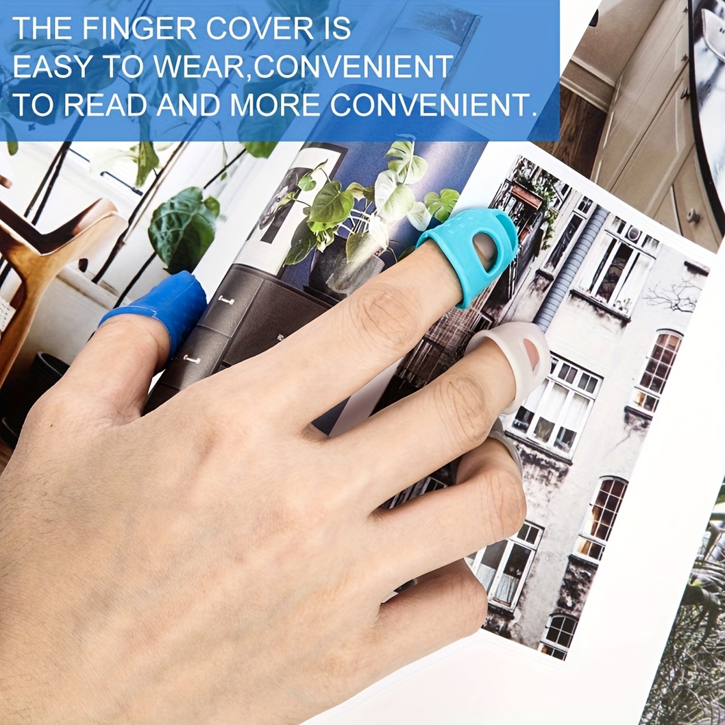 Rubber Fingertip Protector With Finger Cover For Document - Temu Philippines