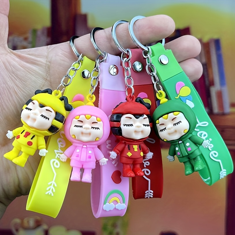 Kawaii Plüsch Schlüsselanhänger Plüschpuppe, Anime Figur Anhänger, Puppen  Schlüsselanhänger Zubehör Anhänger Spielzeug Für Mädchen, Geschenk - Temu  Germany