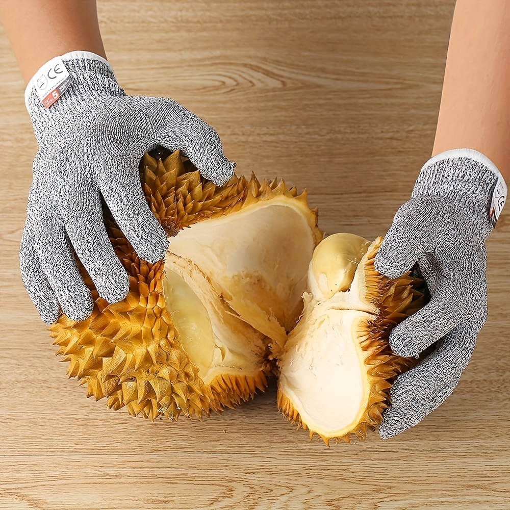 White Safe Cut Resistant Gloves Food Grade Level (en388) - Temu