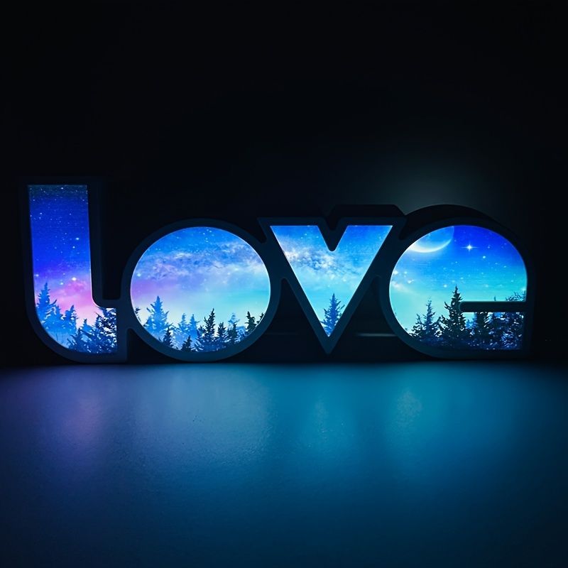 1pc Love Led Neon Light 14 X 5 5 Led Love Sign For Party Supplies Decor Usb  Or Battery Operated Love Marquee Sign Light For Wedding Party Valentine's  Day Bedroom Home Decorations
