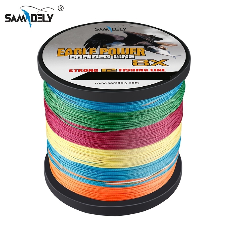 Color 8 Braided Pe Wire High Quality Silk Horse Fishing - Temu