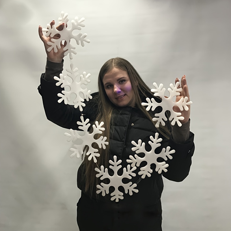 Hanging Snowflake Foam Decoration