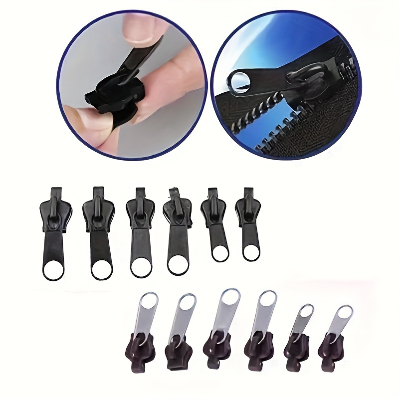 12pcs/set Instant Zipper Universal Instant Fix Zipper Repair Kit