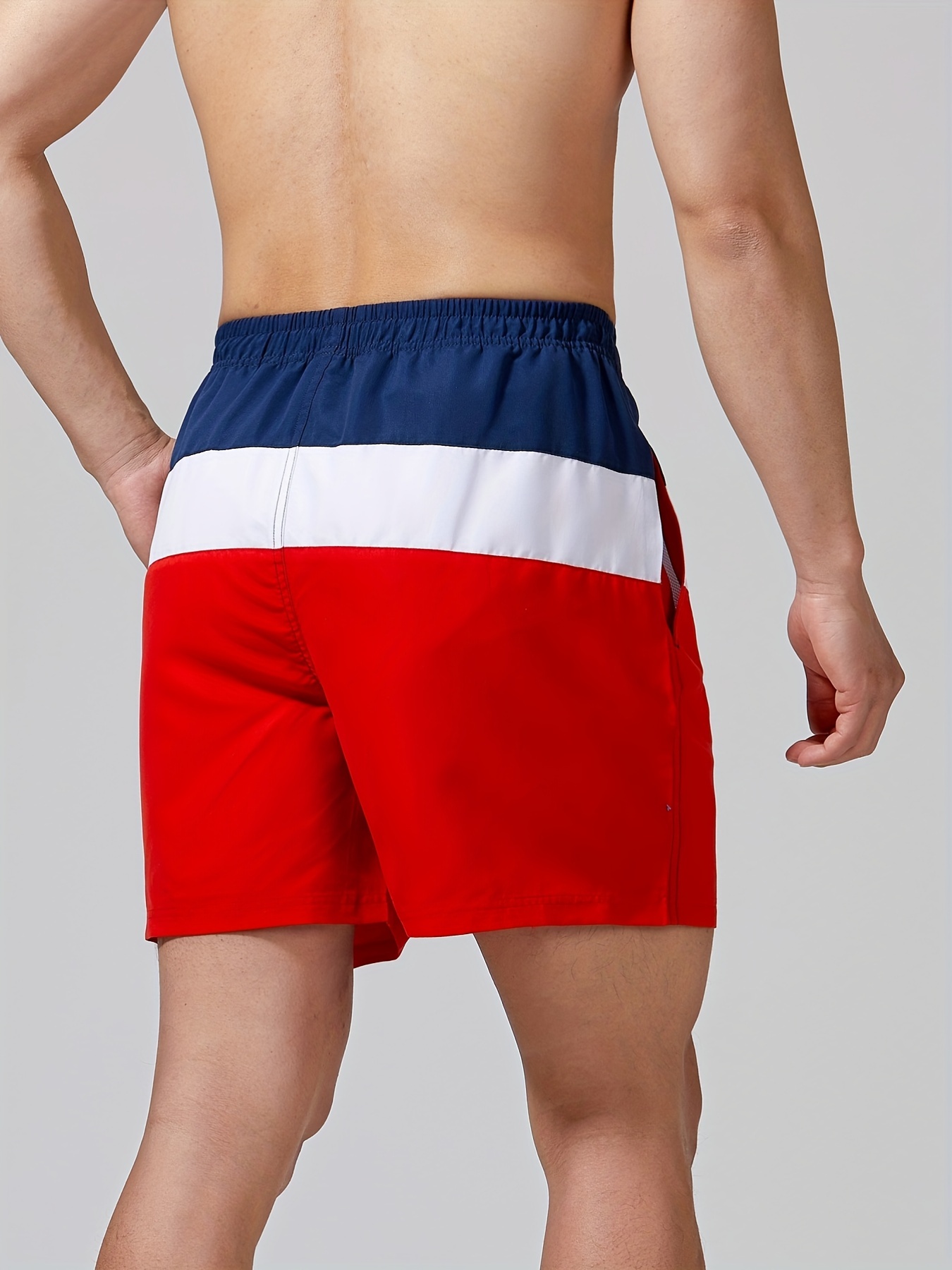 Homme Shorts Surf avec Poches Serrage Réglable étanche Séchage Rapide Eté  Piscine Plage Pente Surf Court de Sport Short de Rose