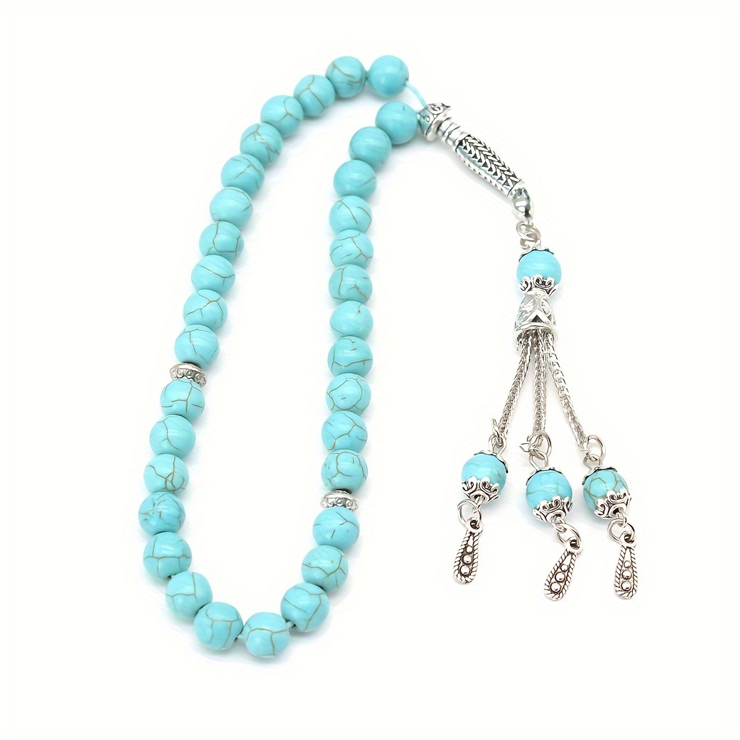 Handheld Synthetic Pine Stone Rosary Bracelet Long Tassel - Temu United ...