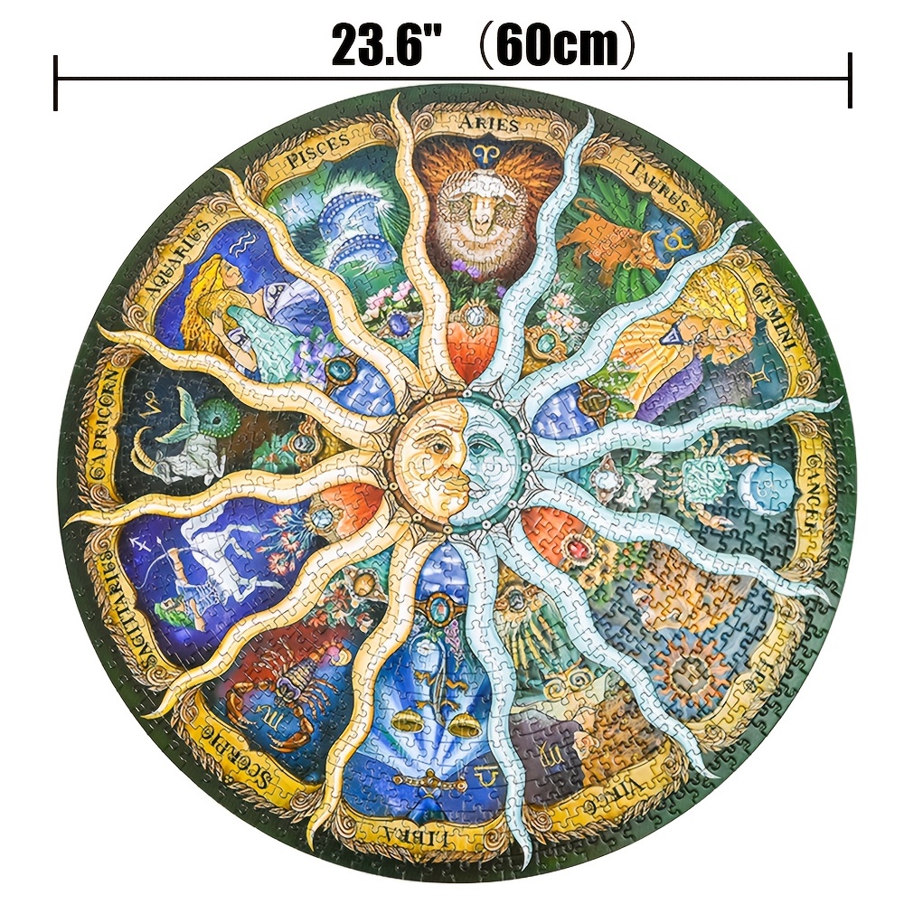 1000 Pcs 12 Constellation Jigsaw Puzzle Toy Game For Kids