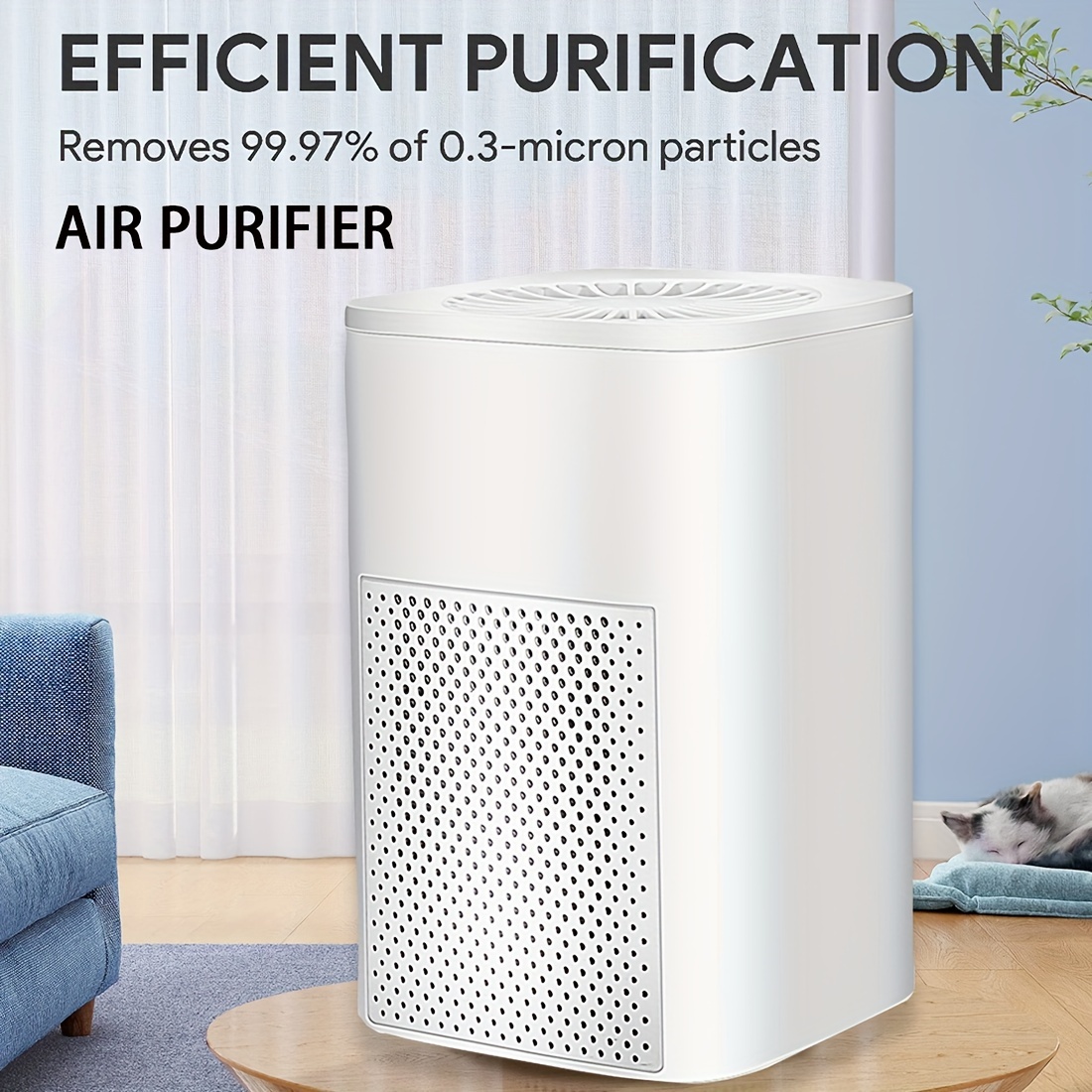 LEVOIT Air Purifier for Home Bedroom, HEPA Air Fresheners Filter, Small  Room Air Cleaner with Fragrance Sponge for Smoke, Allergies, Pet Dander,  Odor, Dust Remover, Office, Desktop, Table Top (2 Pack) 