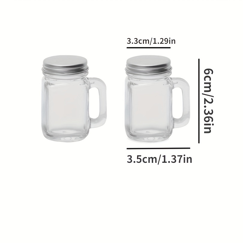 Buy Wholesale China 250ml Drinking Glass With Handle, Metal Lids,perfect  Drinking Jars For Jam, Honey, Tea, Juice, Milk & Mason Jar at USD 0.38