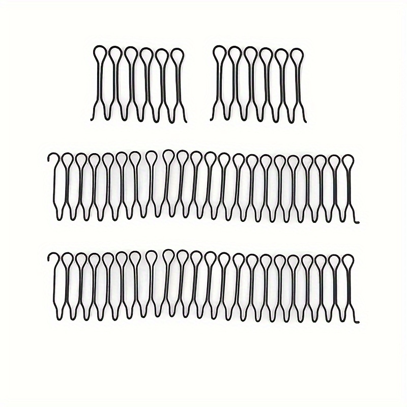 U Shape Hair Pins Invisible Hair Finishing Fixer Combs Mini - Temu