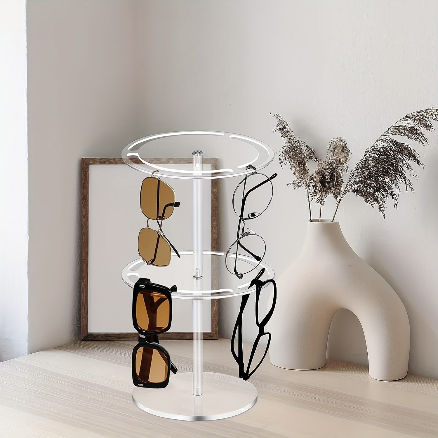 1pc Acryl Sonnenbrillenhalter Ständer 360 Drehung Brillen - Temu Austria