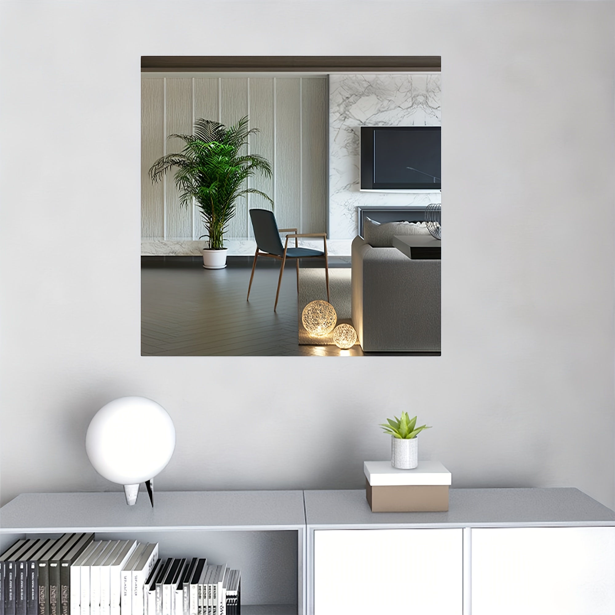 Full Length Acrylic Mirror Set For Wall Self Adhesive - Temu