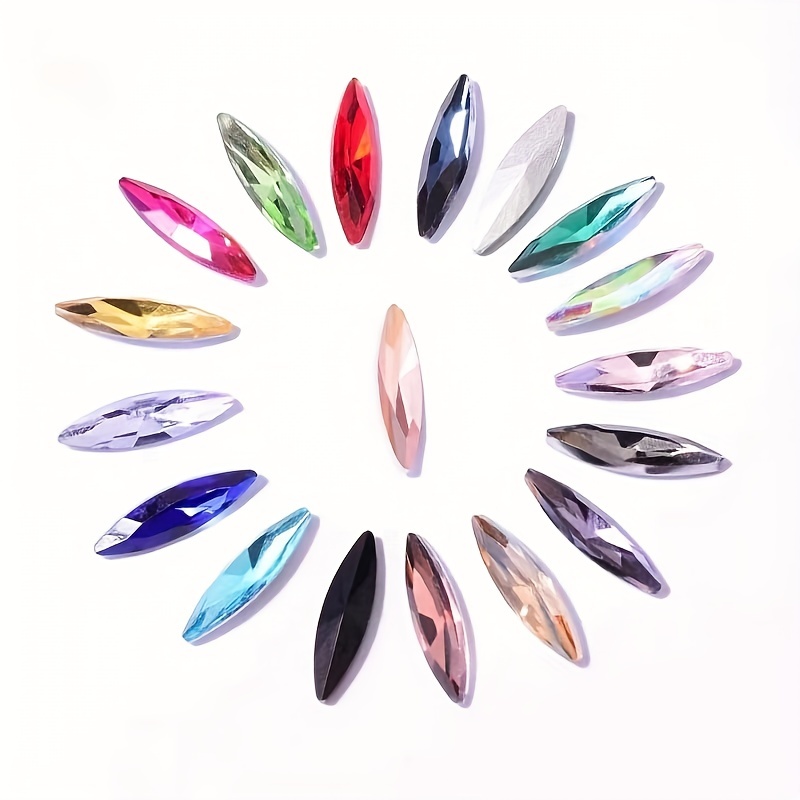 Colorful Transparent Glossy Rhinestones Faceted Horse Eye - Temu