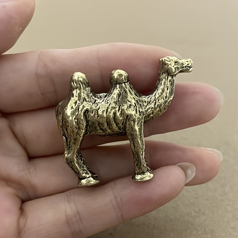 SOLID BRASS CAMEL Figurine Small Statue Home Ornaments Animal