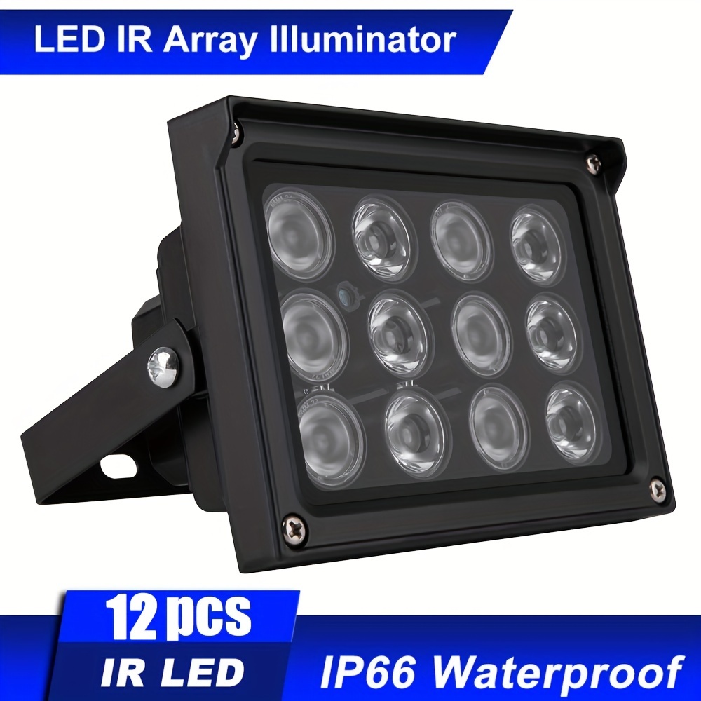 LED IR Infrarot Scheinwerfer Nachtsicht Licht Scheinwerfer Lampe Für CCTV  Kamera