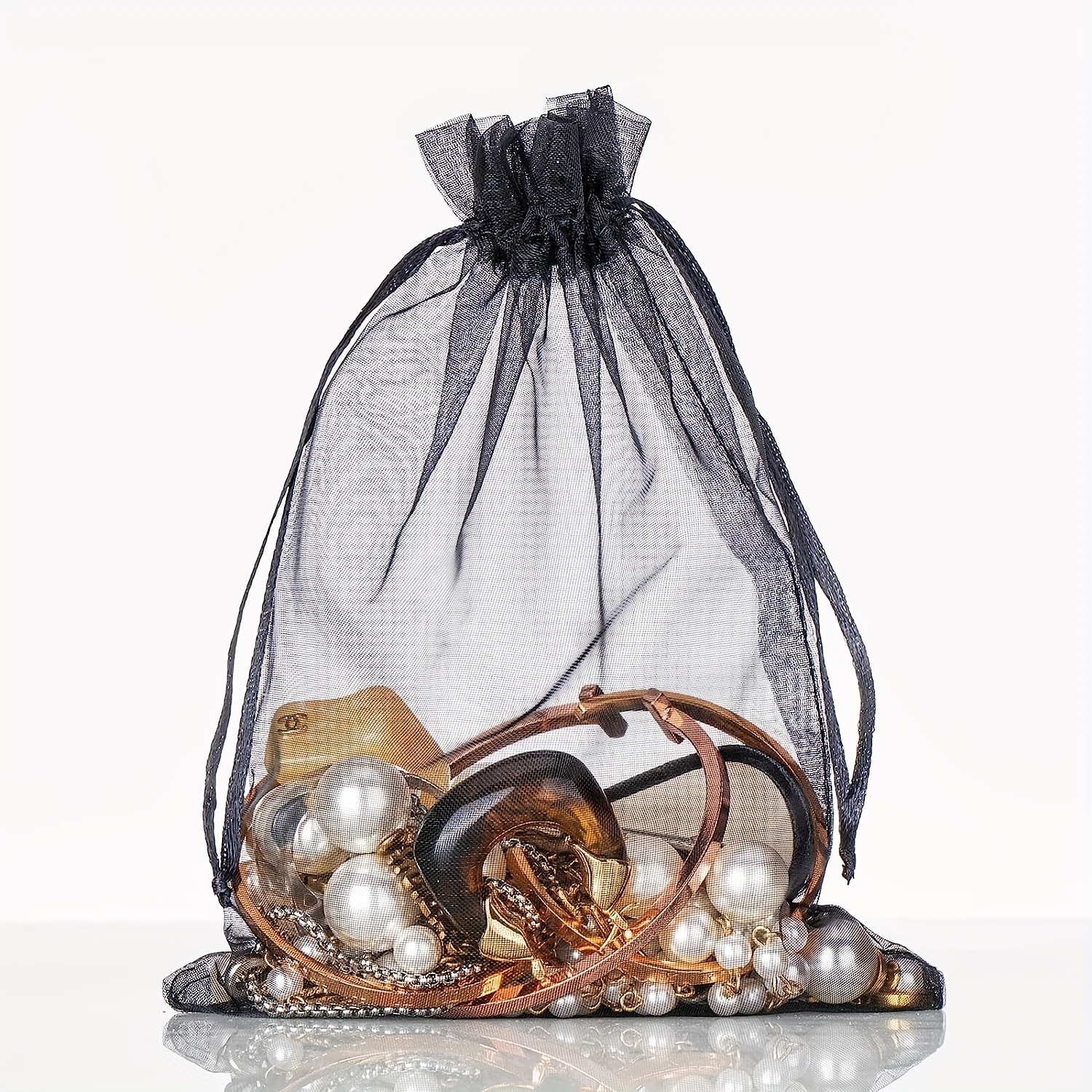 Multiple Colors Organza Jewelry Bags Drawstring Little Mesh - Temu