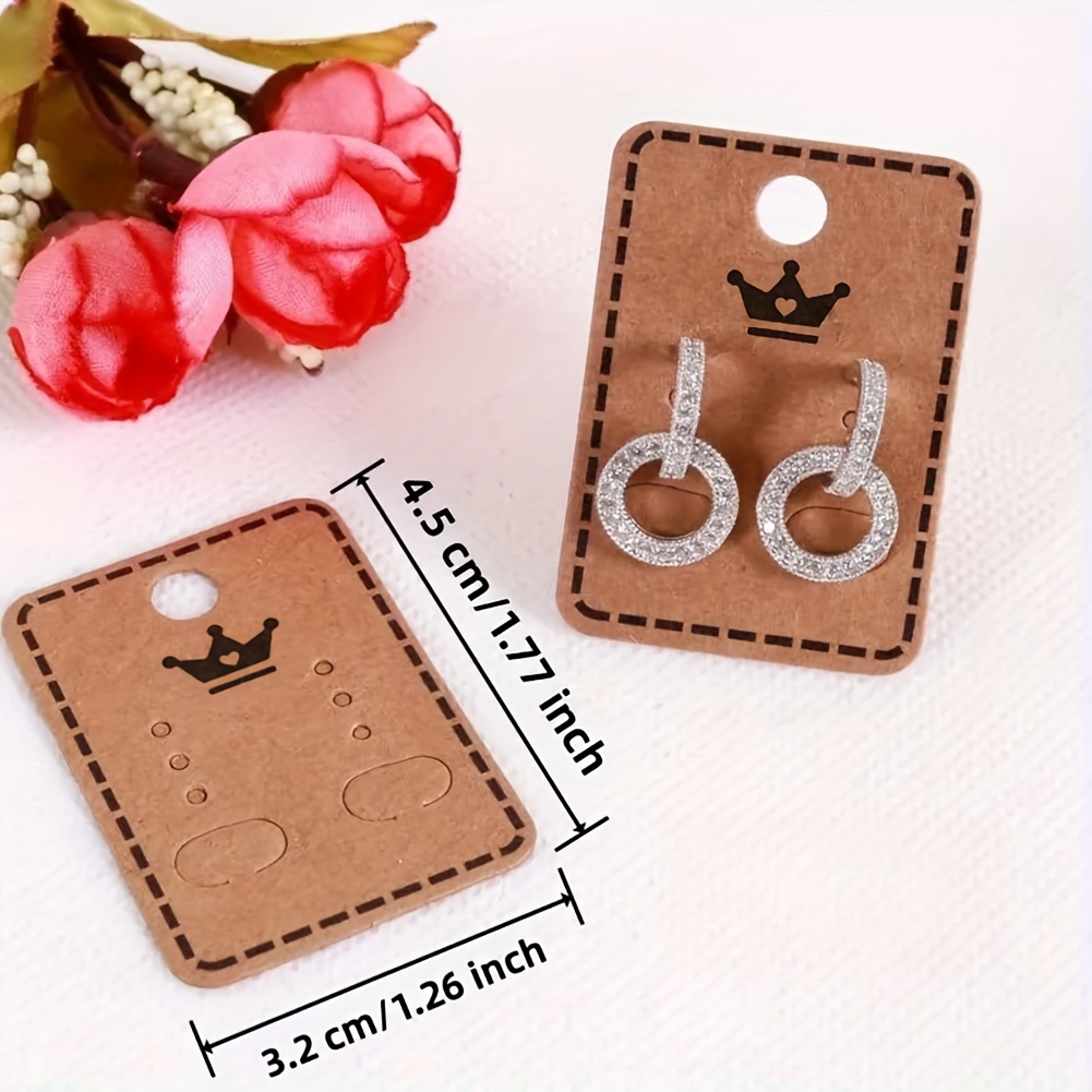 Earrings Card Holder Earrings Display Card Hanging Earrings - Temu