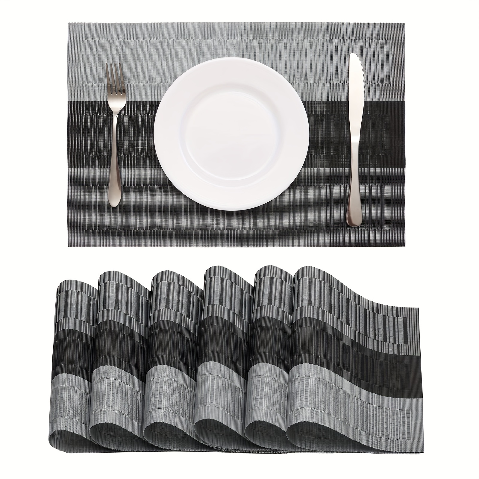 Placemats Set of 4, Non-Slip Washable Table Mats Decoration for