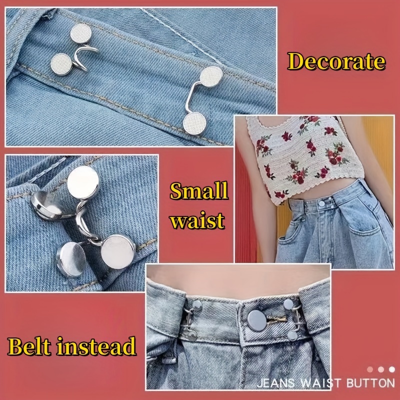 20 Pièces 17mm Remplacement des Boutons de Jean Sans Couture Amovible  Boutons en Métal Bouton de Veste en Jean pour Vêtements en Denim Jeans Sacs  à