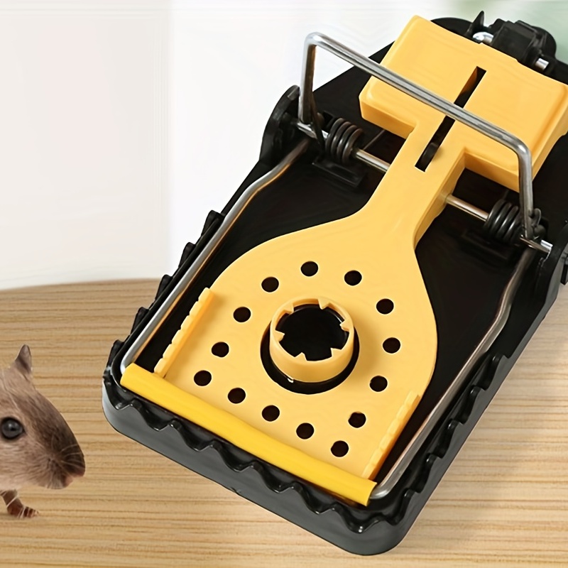2/4pcs, Trap Mousetrap Indoor Large Reusable Effective Mousetrap Indoor  With Teeth Like Bait Cups Mouse Traps With Powerful Bites To Catch Mice