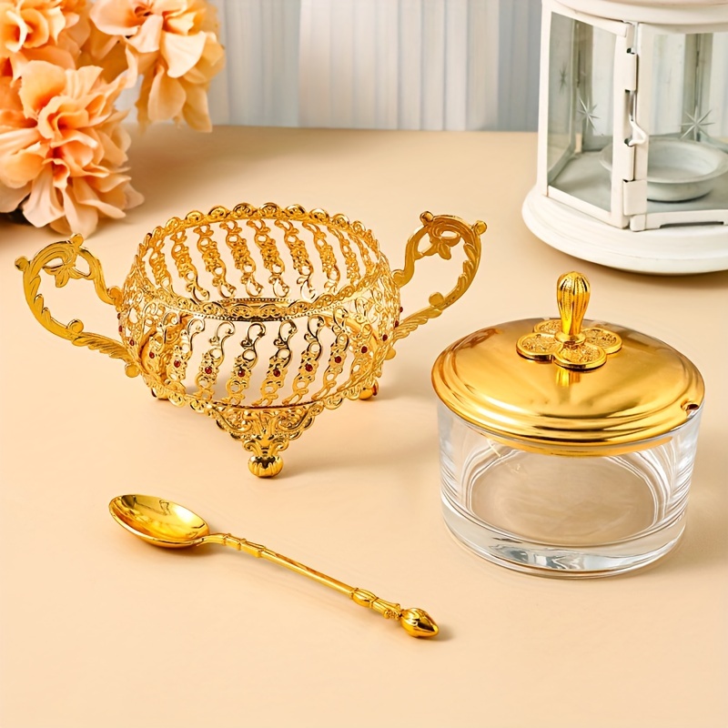 Golden Seasoning Bottle Spoon High end European Kitchen Temu