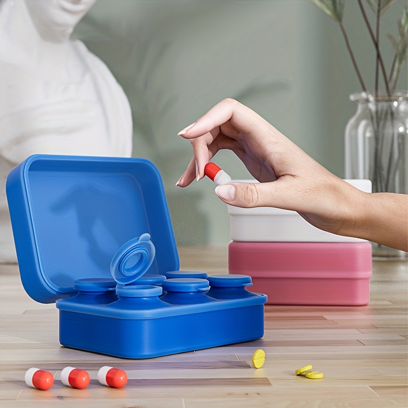 Pill Storage Box Portable Medicine Box For Travel Mini - Temu