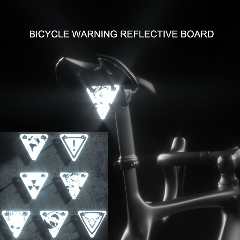 Reflective triangle hot sale bike