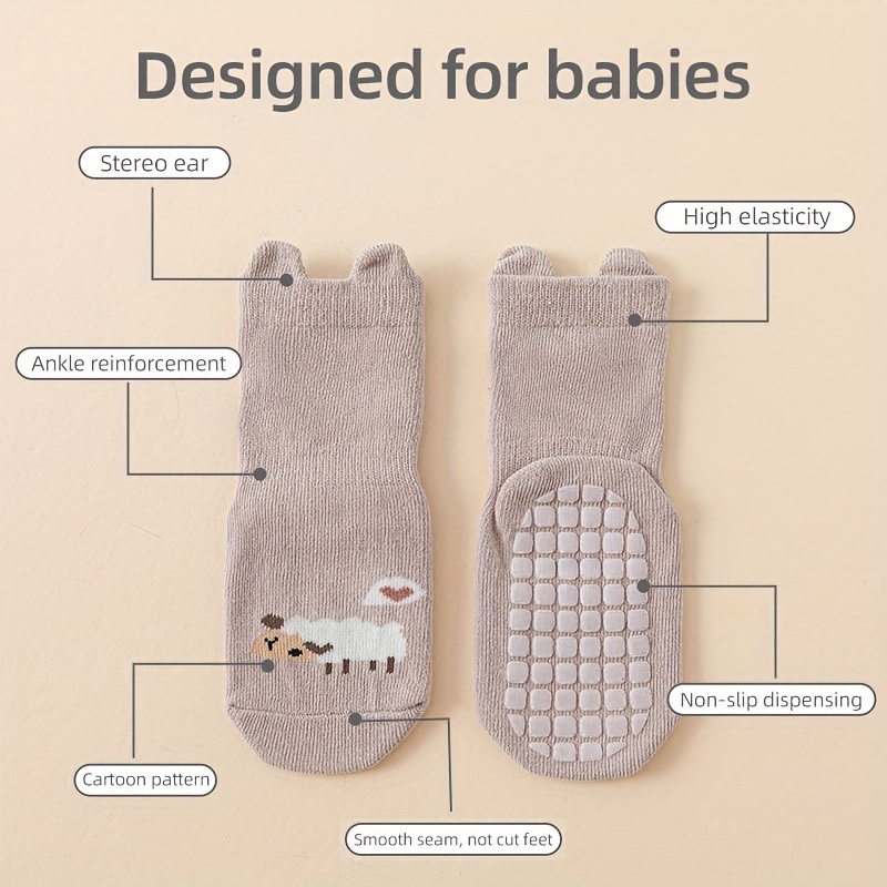 Cartoon Dispensing Baby Floor Socks, Baby Toddler Trampoline Socks