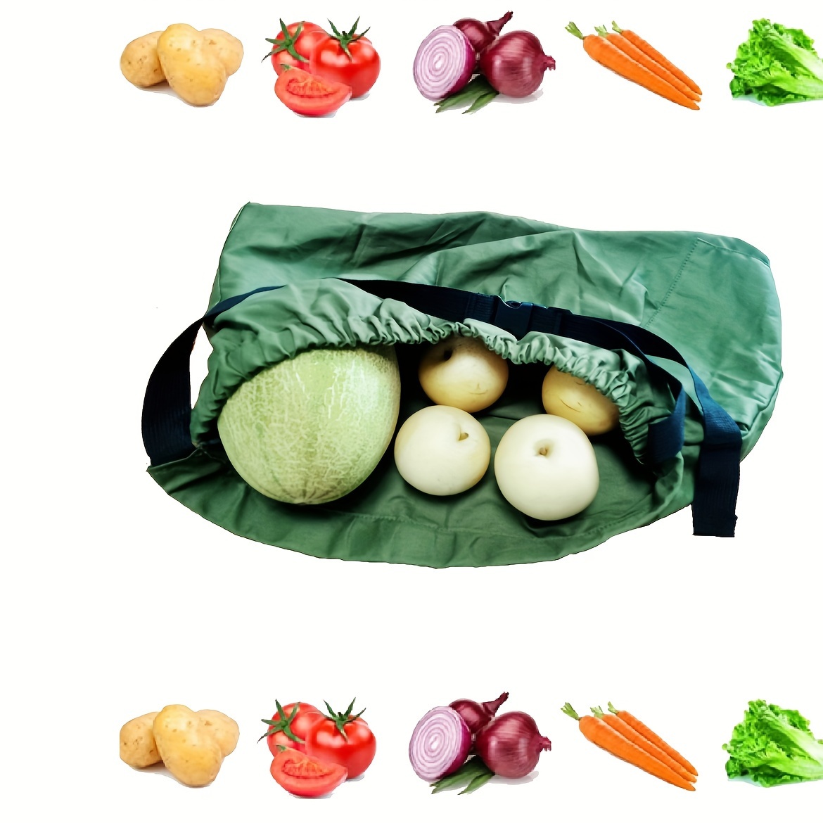 

1 Pack, Cutting Apron, Garden Harvest Apron, Perfect For Weeding Vegetables Fruit Picking, Collecting Eggs Herbs Plants, For Women Men