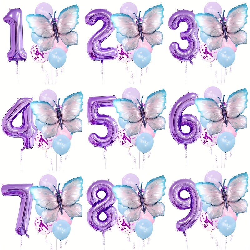 Decoraciones de baby shower de jardín de mariposas para niñas: 110