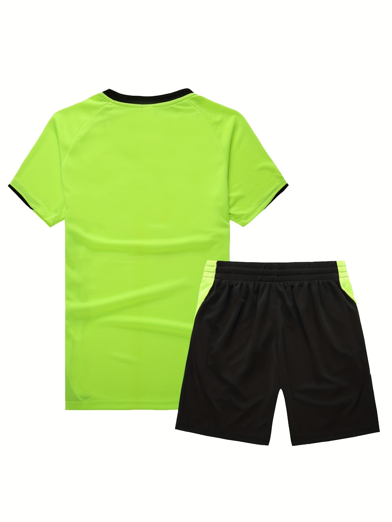 2 Piezas/conjunto Camiseta Fútbol N. ° 7 Pantalones Cortos - Temu