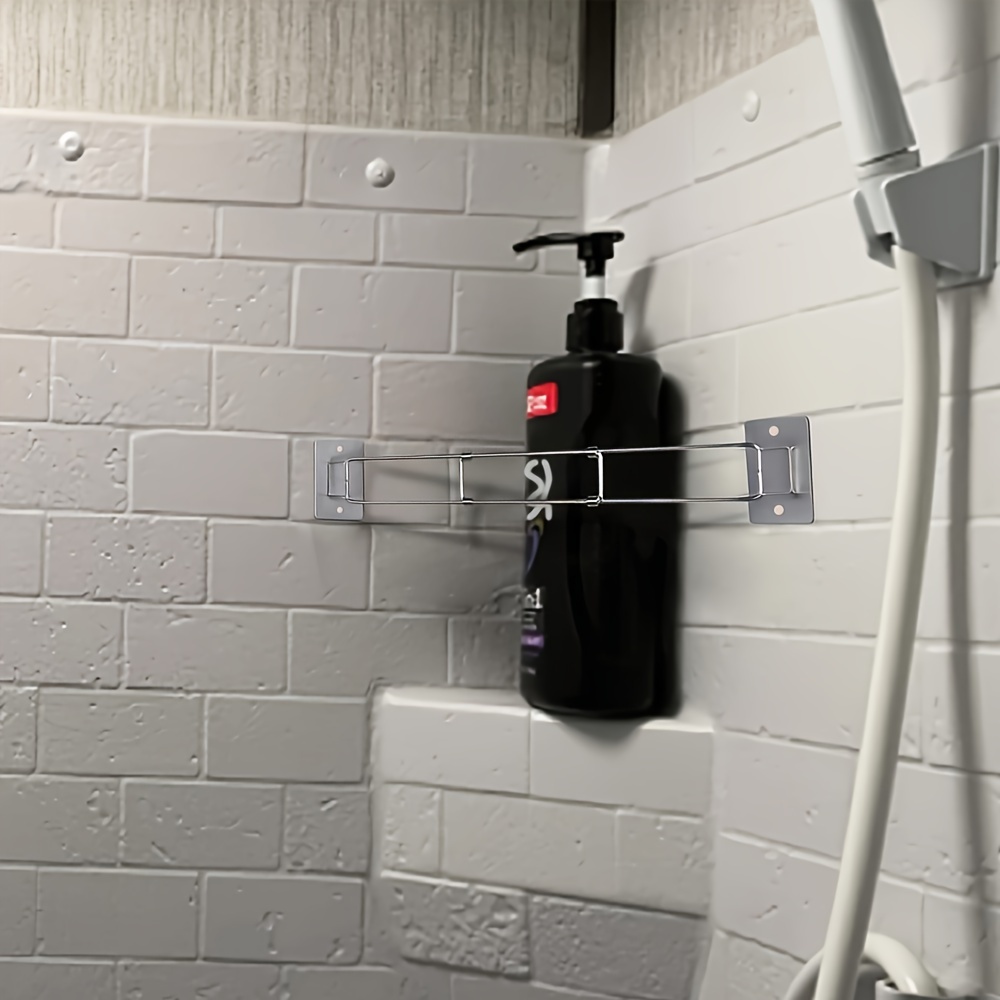 Easy to Install RV Shower Corner Storage Bar Adjustable and