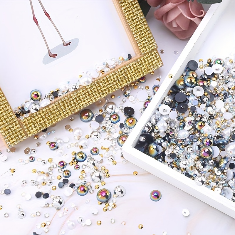 Perlas Para Manualidades Perlas De Diamantes De Imitación De - Temu