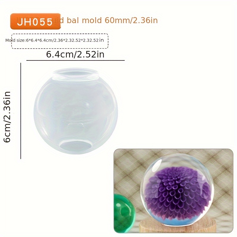 Sphere Mold 6 15cm Crystal Ball Mold Silicone Mold