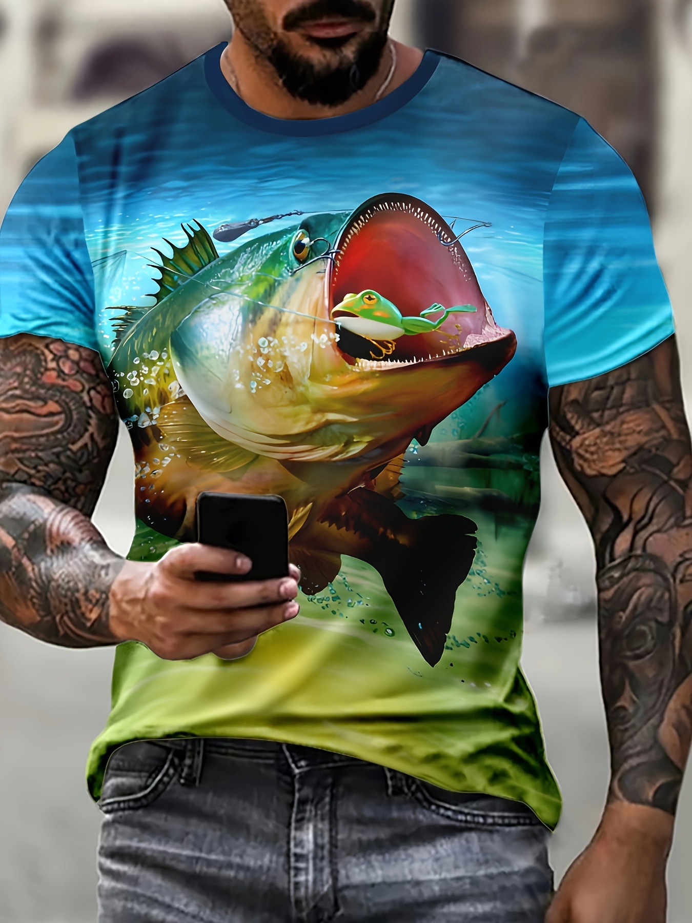 Big Fish T Shirts - Temu