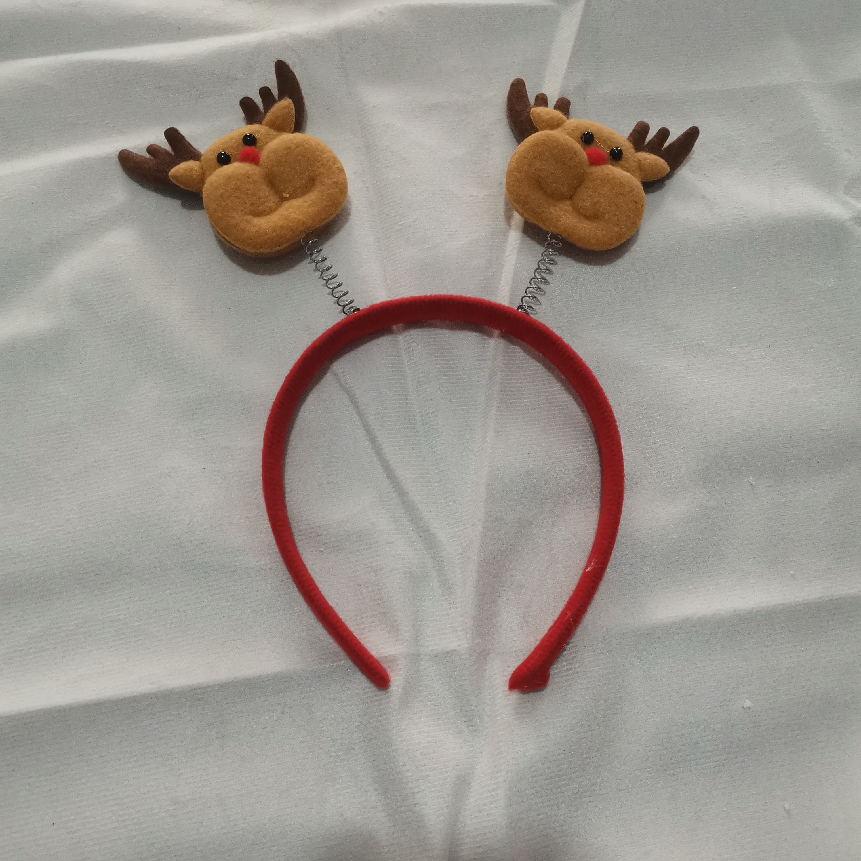 Christmas Antlers Bell Headband Shimmering Cute Head Hoop - Temu